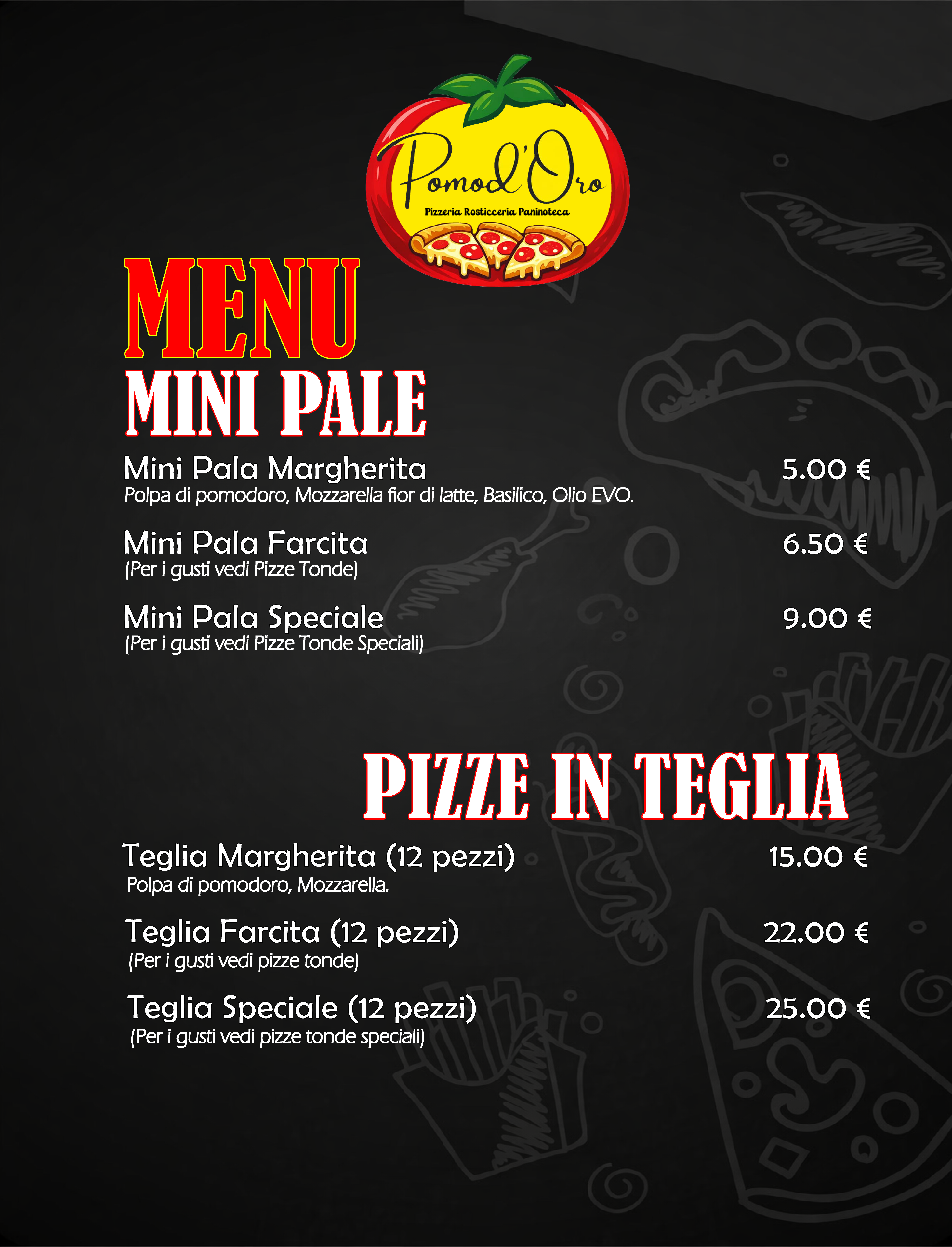 Menu pagina 4