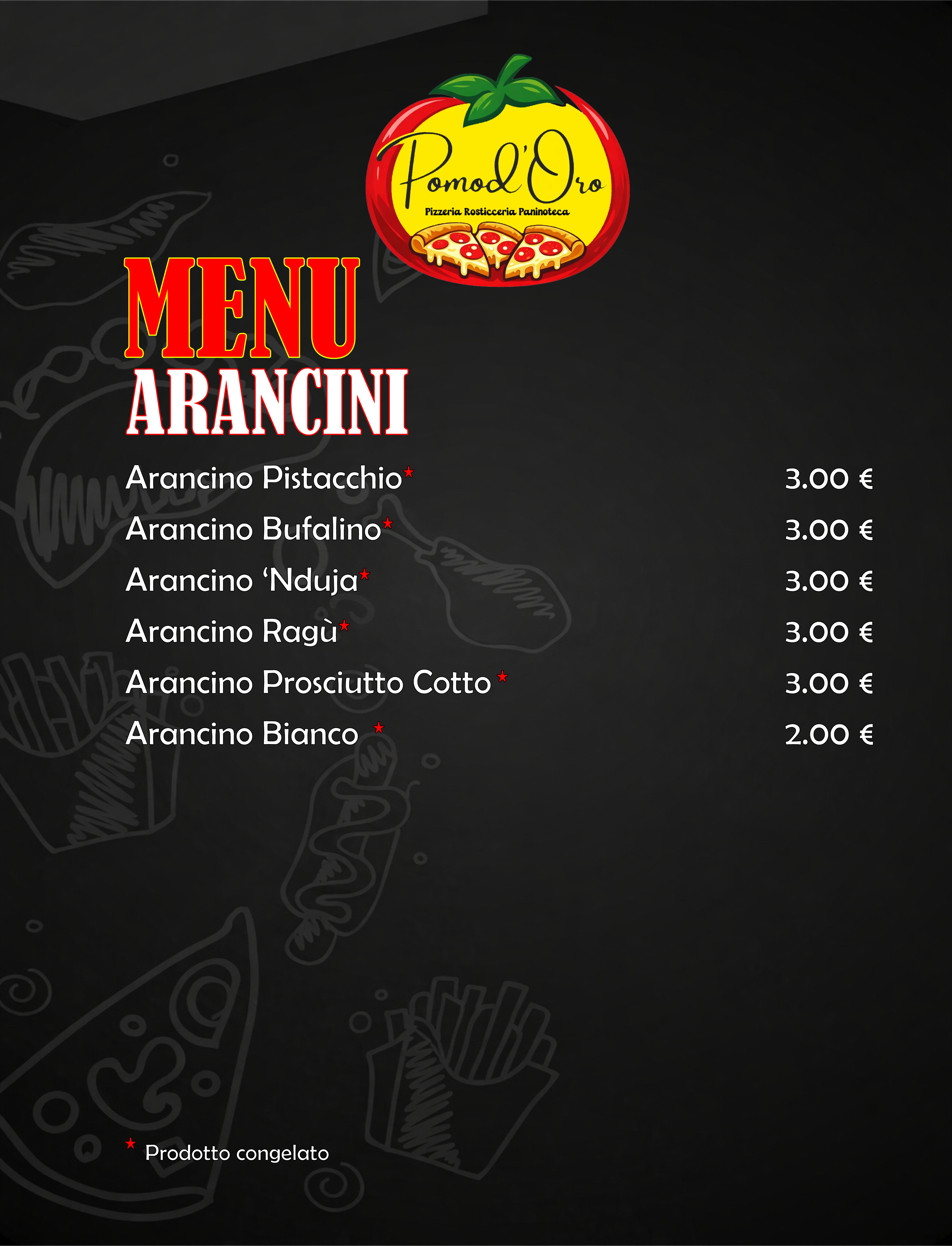 Menu pagina 5